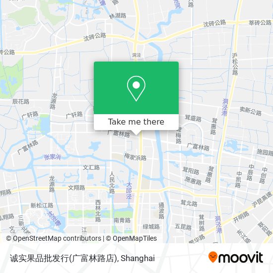 诚实果品批发行(广富林路店) map