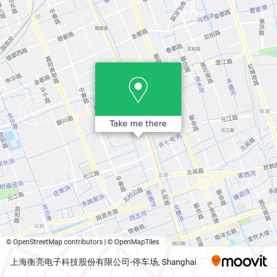上海衡亮电子科技股份有限公司-停车场 map