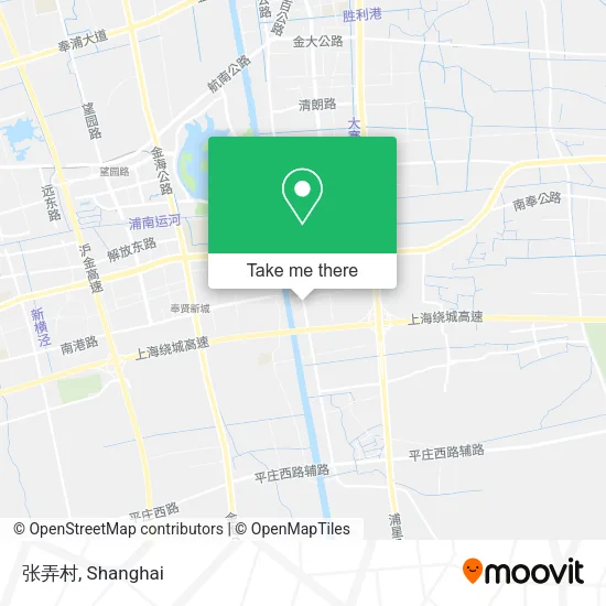 张弄村 map