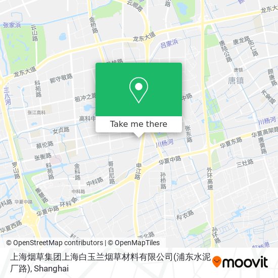 上海烟草集团上海白玉兰烟草材料有限公司(浦东水泥厂路) map