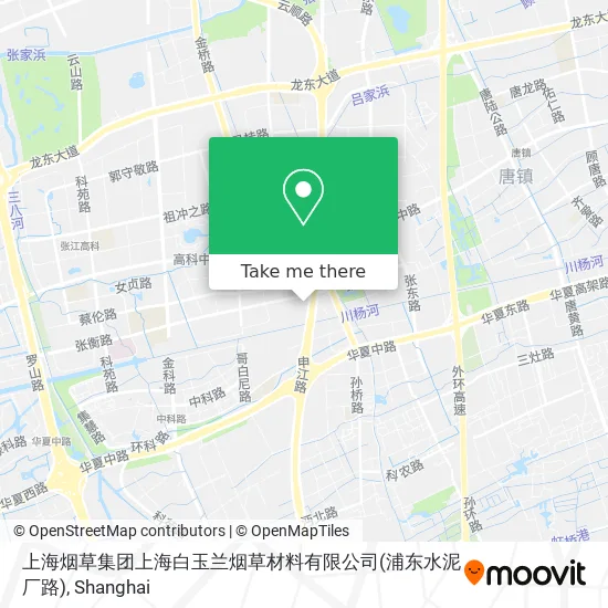 上海烟草集团上海白玉兰烟草材料有限公司(浦东水泥厂路) map