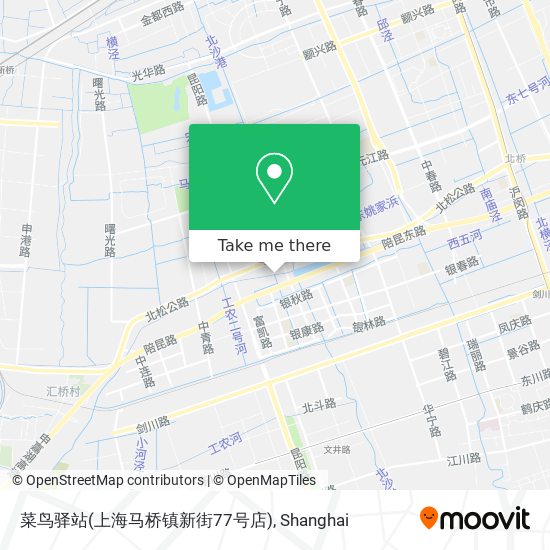 菜鸟驿站(上海马桥镇新街77号店) map
