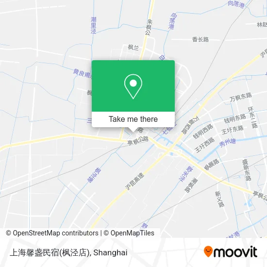 上海馨盏民宿(枫泾店) map