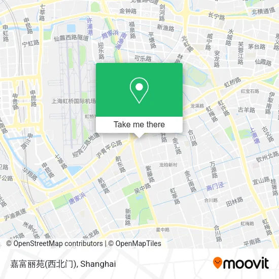 嘉富丽苑(西北门) map