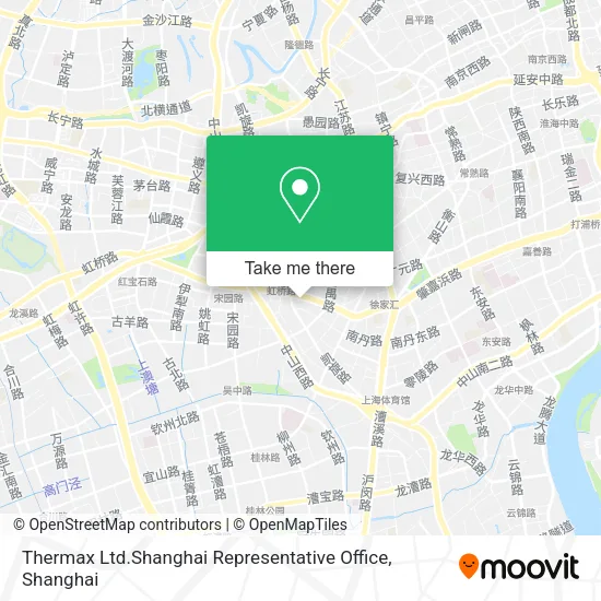 Thermax Ltd.Shanghai Representative Office map
