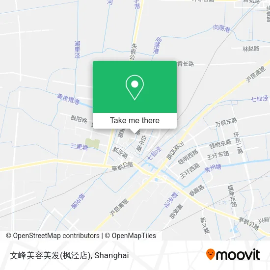 文峰美容美发(枫泾店) map