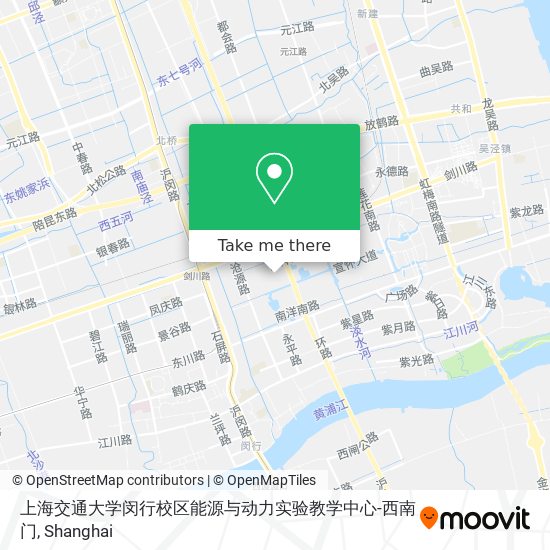 上海交通大学闵行校区能源与动力实验教学中心-西南门 map