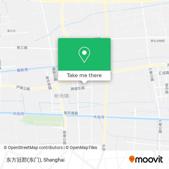 东方冠郡(东门) map
