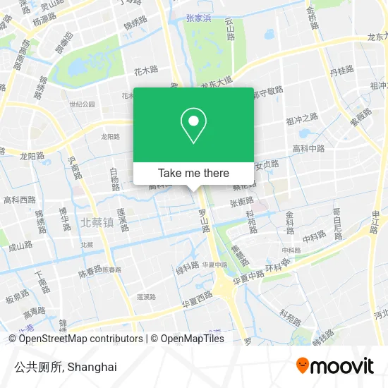 公共厕所 map