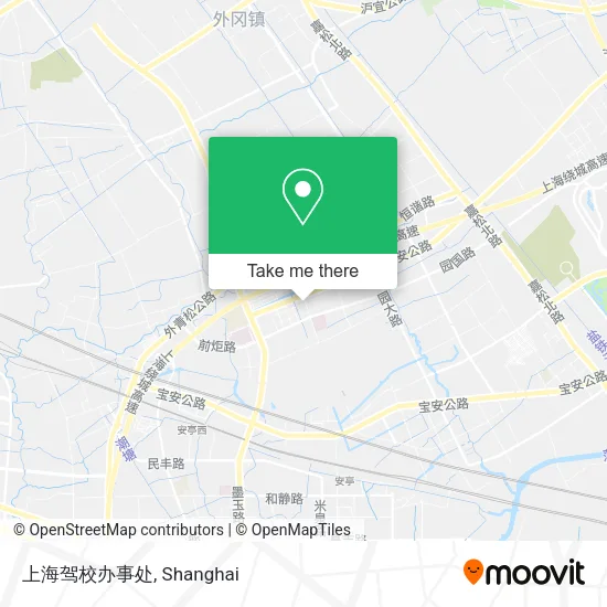 上海驾校办事处 map