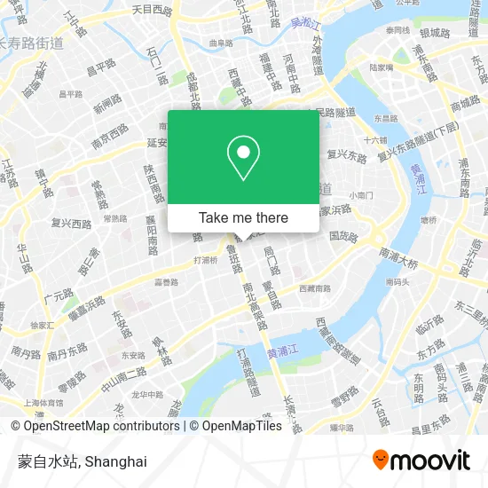 蒙自水站 map
