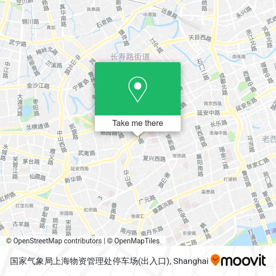 国家气象局上海物资管理处停车场(出入口) map