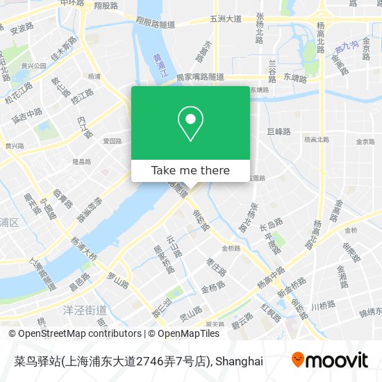 菜鸟驿站(上海浦东大道2746弄7号店) map