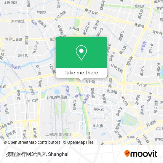 携程旅行网3f酒店 map
