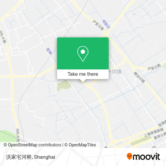 洪家宅河桥 map
