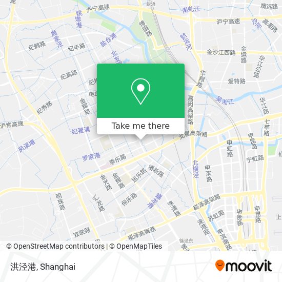 洪泾港 map