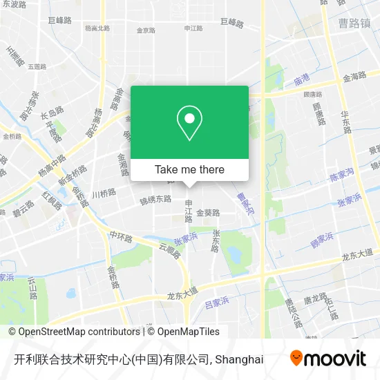 开利联合技术研究中心(中国)有限公司 map