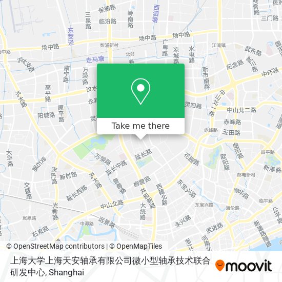 上海大学上海天安轴承有限公司微小型轴承技术联合研发中心 map