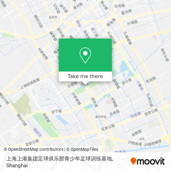 上海上港集团足球俱乐部青少年足球训练基地 map