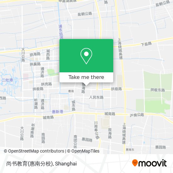 尚书教育(惠南分校) map