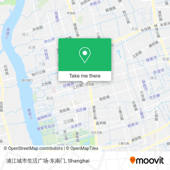 浦江城市生活广场-东南门 map