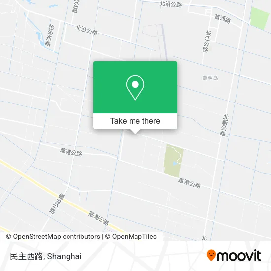 民主西路 map