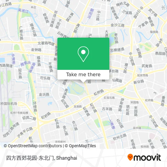 四方西郊花园-东北门 map