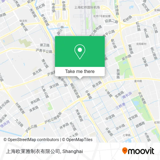 上海欧莱雅制衣有限公司 map