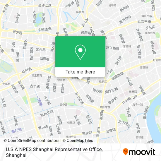 U.S.A NPES Shanghai Representative Office map