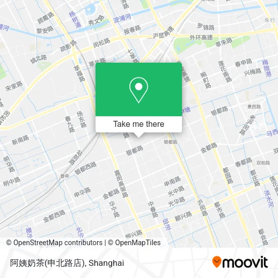 阿姨奶茶(申北路店) map