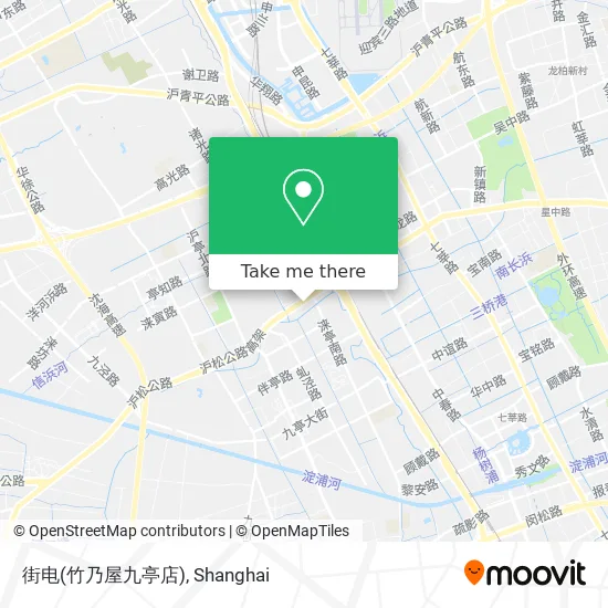 街电(竹乃屋九亭店) map