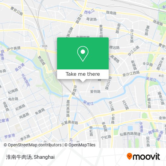 淮南牛肉汤 map