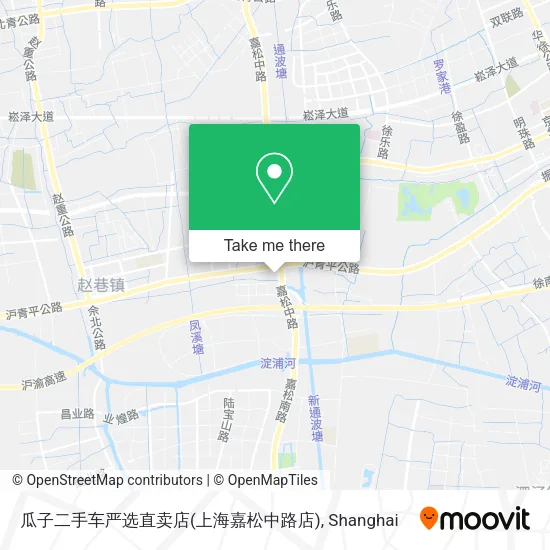 瓜子二手车严选直卖店(上海嘉松中路店) map