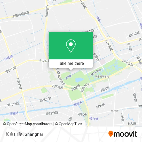 长白山路 map