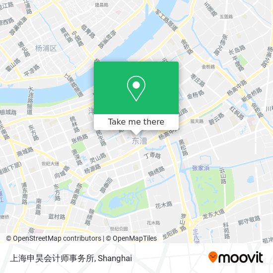 上海申昊会计师事务所 map