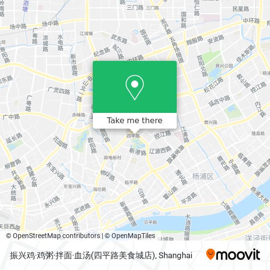 振兴鸡·鸡粥·拌面·血汤(四平路美食城店) map