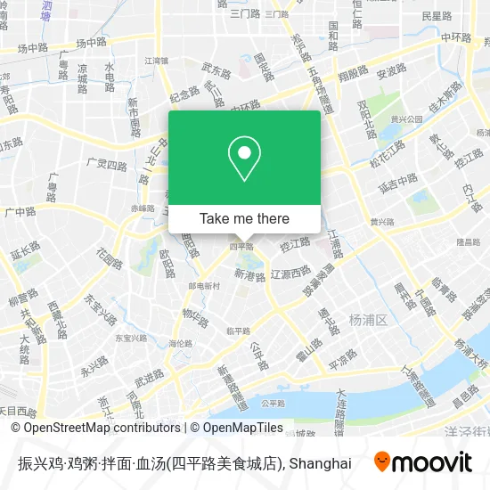 振兴鸡·鸡粥·拌面·血汤(四平路美食城店) map