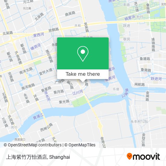 上海紫竹万怡酒店 map