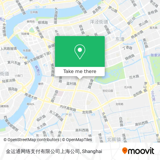 金运通网络支付有限公司上海公司 map