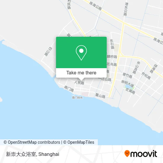新崇大众浴室 map