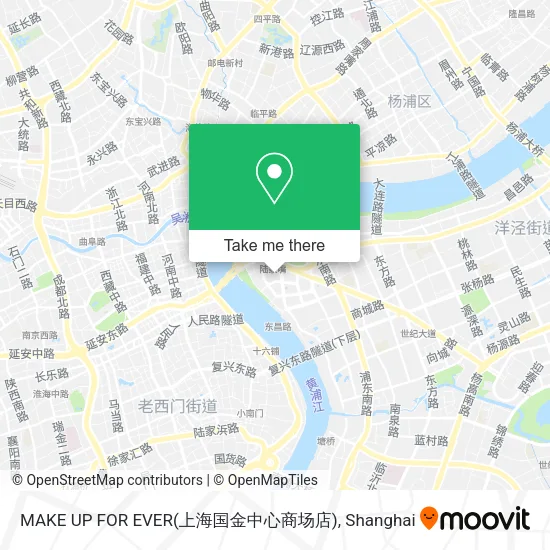 MAKE UP FOR EVER(上海国金中心商场店) map