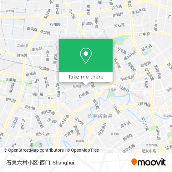石泉六村小区-西门 map
