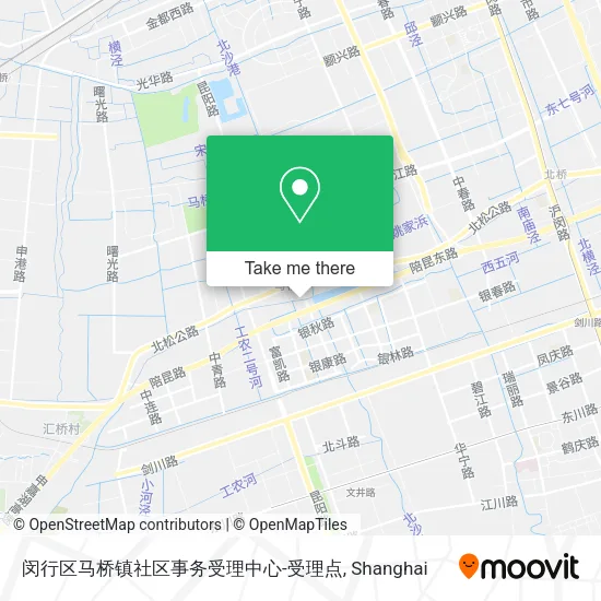 闵行区马桥镇社区事务受理中心-受理点 map