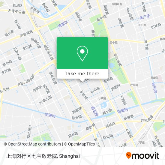 上海闵行区七宝敬老院 map