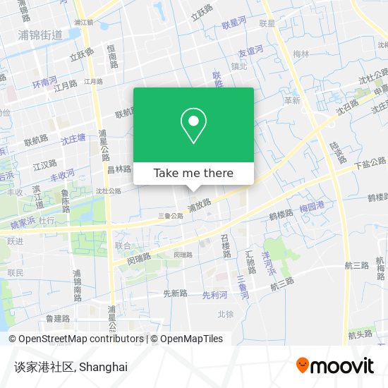 谈家港社区 map