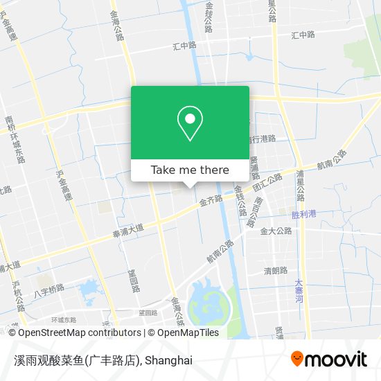 溪雨观酸菜鱼(广丰路店) map