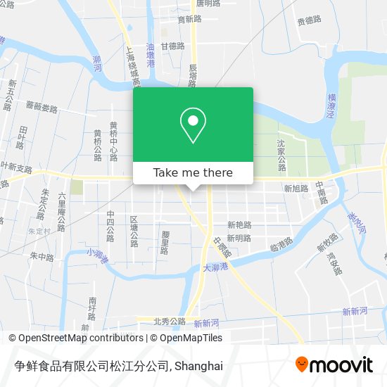 争鲜食品有限公司松江分公司 map