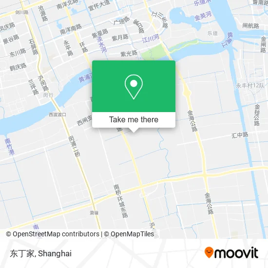 东丁家 map