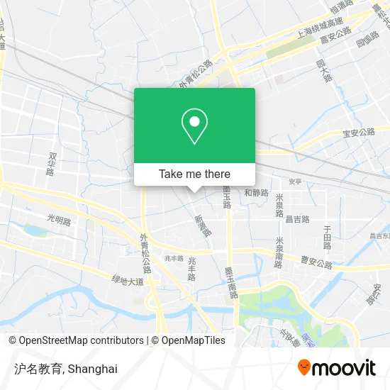 沪名教育 map