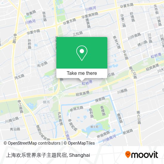 上海欢乐世界亲子主题民宿 map